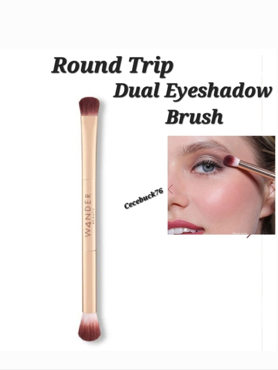 Wander Beauty Other - 🌺Wander Beauty Round Trip Dual Eyeshadow Brush Makeup Brush